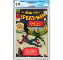 AMAZING SPIDER-MAN #7 CGC 8.0 OWW UK PRICE VARIANT CGC #1292896001