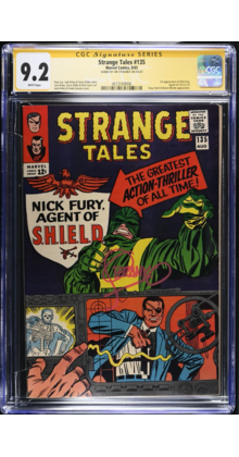 STRANGE TALES #135 CGC 9.2 WHITE SS STERANKO ONLY 2 9.2 IN EXISTENCE! 4573169006