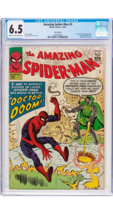 AMAZING SPIDER-MAN #5 CGC 6.5 UK PRICE VARIANT CGC #129493002