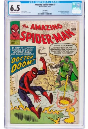 AMAZING SPIDER-MAN #5 CGC 6.5 UK PRICE VARIANT CGC #129493002