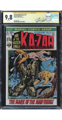 ASTONISHING TALES #13 CGC 9.8 SS STAN LEE SINGLE HIGHEST GRADED CGC #0351065005