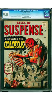 TALES OF SUSPENSE #14 CGC 9.0 OWW 1ST APPEARANCE OF COLOSSUS CGC #1002679006