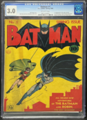 Batman #1 CGC 3.0 1940 Origin 0f The Joker CGC #0911416001