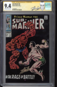 SUB-MARINER #8 CGC 9.4 OWW SS STAN LEE SIGNED CLASSIC COVER CGC #1278786032