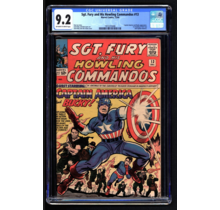 SGT. FURY AND HIS HOWLING COMMANDOS #13 CGC 9. 2 1ST MEET CAPY/NICK 1972255008