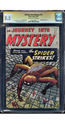 JOURNEY INTO MYSTERY #73 CGC 8.5 SS STAN LEE CGC #1203804018