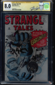 STRANGE TALES #80 CGC 8.0 OWW SIG SERIES STAN LEE SIGNED CGC #1508240014