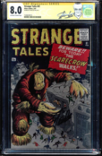 STRANGE TALES #81 CGC 8.0 OWW SS STAN LEE SIGNED SINGLE HIGHEST CGC #1508240013