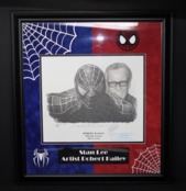STAN LEE SIGNED SPIDER-MAN ORIGNAL ART "WITH GREAT POWER.." and ROBERT BAILEY