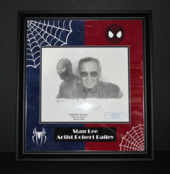 STAN LEE SIGNED SPIDER-MAN ORIGNAL ART "WITH GREAT POWER.." and ROBERT BAILEY