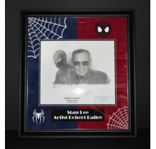STAN LEE SIGNED SPIDER-MAN ORIGNAL ART "WITH GREAT POWER.." and ROBERT BAILEY