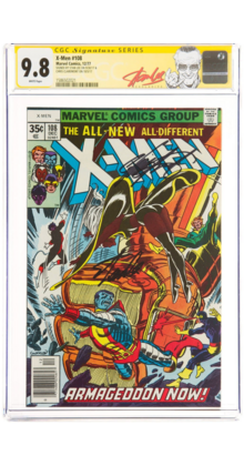 X-MEN #108 CGC 9.8 WHITE SS 2X's STAN LEE, CHRIS CLAREMONT CGC #1586502021