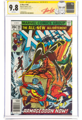 X-MEN #108 CGC 9.8 WHITE SS 2X's STAN LEE, CHRIS CLAREMONT CGC #1586502021