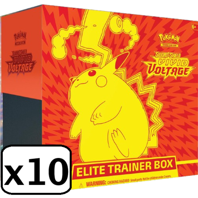 VIVID VOLTAGE ~ POKEMON ETB ELITE TRAINER BOX CASE