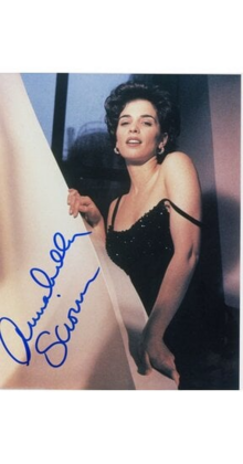 ANNABELLA SCIORRA SIGNED SOPRANOS 8X10 PRESS PHOTO SEXY BLACK DRESS WITH COA