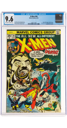 X-MEN #94 CGC 9.6 OWW  BRONZE AGE GRAIL CGC #1300117002