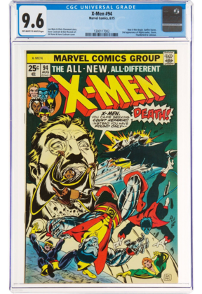X-MEN #94 CGC 9.6 OWW  BRONZE AGE GRAIL CGC #1300117002