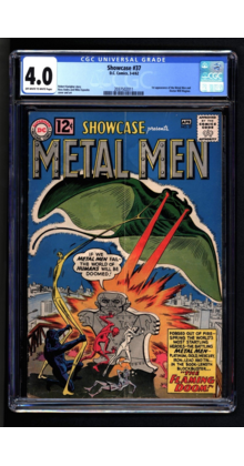 SHOWCASE #37 CGC 4.0 OWW 1ST APPEARANCE OF THE METAL MEN CGC #2037502011