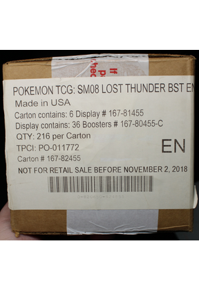 LOST THUNDER ~ BOOSTER BOX CASE