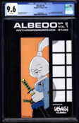 ALBEDO #2 CGC 9.6 WHITE PAGES 1ST USAGI YOJIMBO CGC # 4649640005