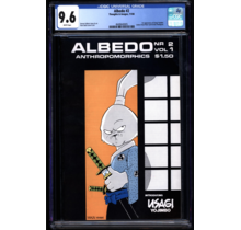 ALBEDO #2 CGC 9.6 WHITE PAGES 1ST USAGI YOJIMBO CGC # 4649640005