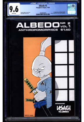 ALBEDO #2 CGC 9.6 WHITE PAGES