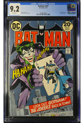 BATMAN #251 CGC 9.2 WHITE PAGES