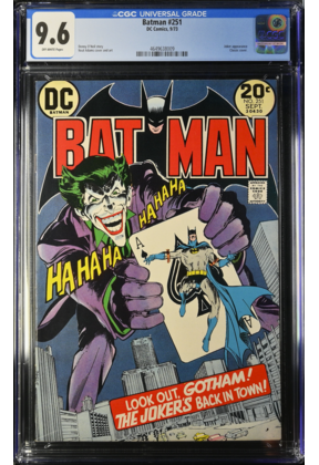 BATMAN #251 CGC 9.6 WHITE PAGES