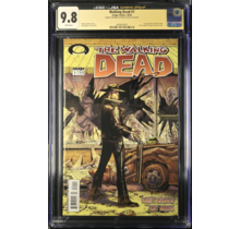 WALKING DEAD #1 (2003) CGCxJSA 9.8 WHITE SIGNED BY ROBERT KIRKMAN #4649639001