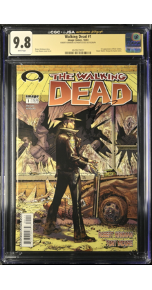 WALKING DEAD #1 (2003) CGCxJSA 9.8