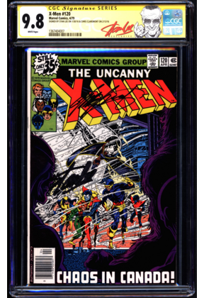 X-MEN #120 CGC 9.8 WHITE SS 2X STAN LEE, CHRIS CLAREMONT