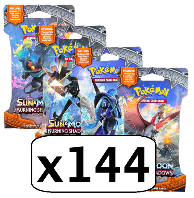 BURNING SHADOWS SLEEVED BOOSTER PACK CASE
