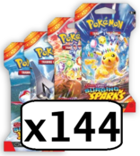 SV08 SCARLET AND VIOLET SURGING SPARKS SLEEVED BOOSTER CASE (2024)