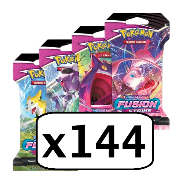 FUSION STRIKE SLEEVED BOOSTER PACK CASE