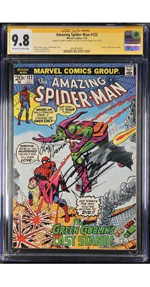 AMAZING SPIDER-MAN #122 GC 9.8 SS 2X's  GERRY CONRAY THOMAS 1 OF 1 #4644044002