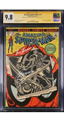 AMAZING SPIDER-MAN #113 CGC 9.8 SS 2X's GERRY CONWAY, ROY THOMAS CGC #4644044001