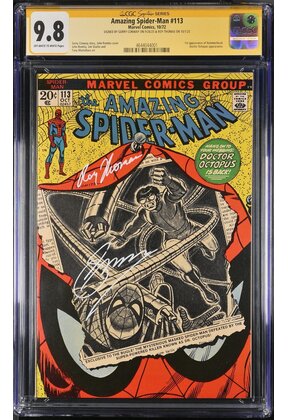 AMAZING SPIDER-MAN #113 CGC 9.8 SS 2X's GERRY CONWAY, ROY THOMAS CGC #4644044001