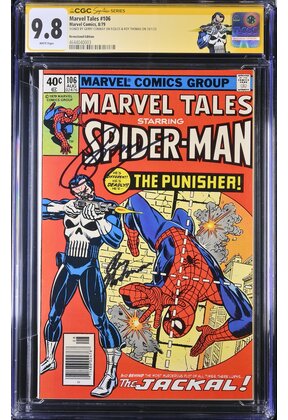 MARVEL TALES #106 CGC 9.8 WHITE PAGES 2X SS THE ONLY 9.8 SS NEWSSTAND 4644040003