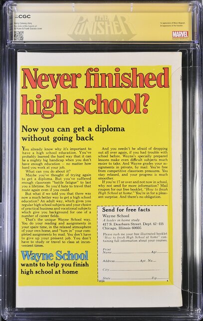GIANT-SIZED SPIDER-MAN #4 CGC 9.8 WHITE 1 OF ONLY 2 9.8 DOUBLE-SIGNED 2828834005