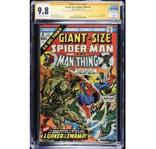 GIANT-SIZED SPIDER-MAN #5 CGC 9.8 OWW ONLY DOUBLE-SIGNED COPY SS CGC #4644114012