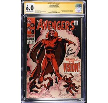 AVENGERS #57 CGC 6.0 OWW 1ST APP SILVER AGE VISION SS ROY THOMAS #2828826003