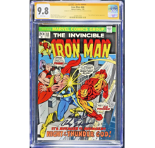 IRON MAN #66 CGC 9.8 WHITE SS 2X's STAN LEE, R THOMAS HIGHEST GRADED 2828857004