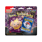 SV4.5 SCARLET AND VIOLET PALDEAN FATES TECH STICKER COLLECTION 3 PACK BLISTER CASE