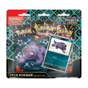 SV4.5 SCARLET AND VIOLET PALDEAN FATES TECH STICKER COLLECTION 3 PACK BLISTER CASE