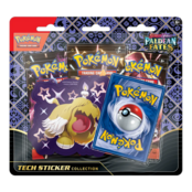 SV4.5 SCARLET AND VIOLET PALDEAN FATES TECH STICKER COLLECTION 3 PACK BLISTER CASE