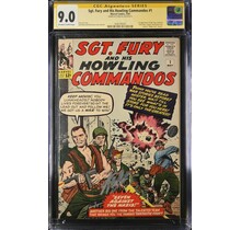 SGT. FURY #1 CGC 9.0 SS STAN LEE SIGNED SINGLE HIGHEST GRADED CGC #1606700001