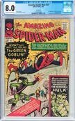AMAZING SPIDER-MAN #14 CGC 8.0 OWW UK PRICE VARIANT CGC #1292874009