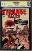 STRANGE TALES #97 CGC 9.2 SS STAN LEE PRE-AF15 AUNT MAY UNCLE BEN #1234719001