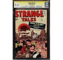 STRANGE TALES #97 CGC 9.2 SS STAN LEE PRE-AF15 AUNT MAY UNCLE BEN #1234719001