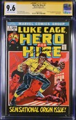 HERO FOR HIRE #1 CGC 9.6 1ST CAGE SS ROY THOMAS SINGLE HIGHEST GRADED 4644623001
